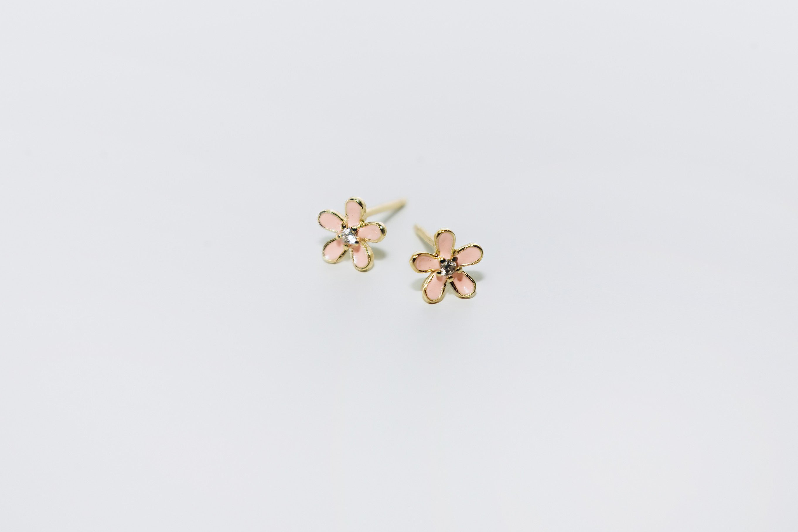 Boutons fleur rose (Gold)