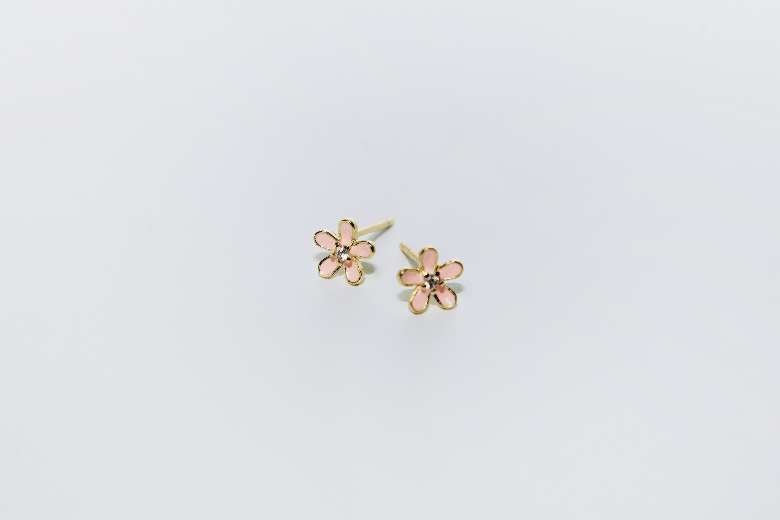 Boutons fleur rose (Gold)