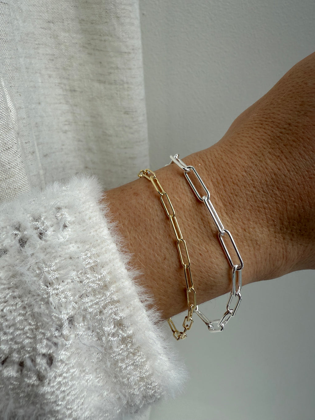 Bracelet paperclip (Gold)