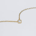Collier trèfle blanc (Doré)