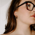 Boucles trèfles noirs (Doré)