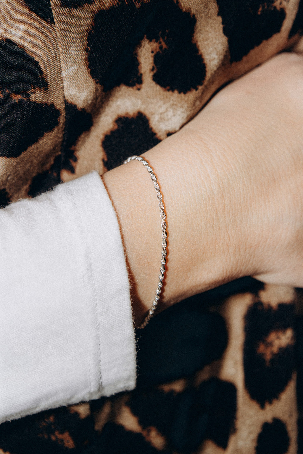 Bracelet torsadé (Argent)