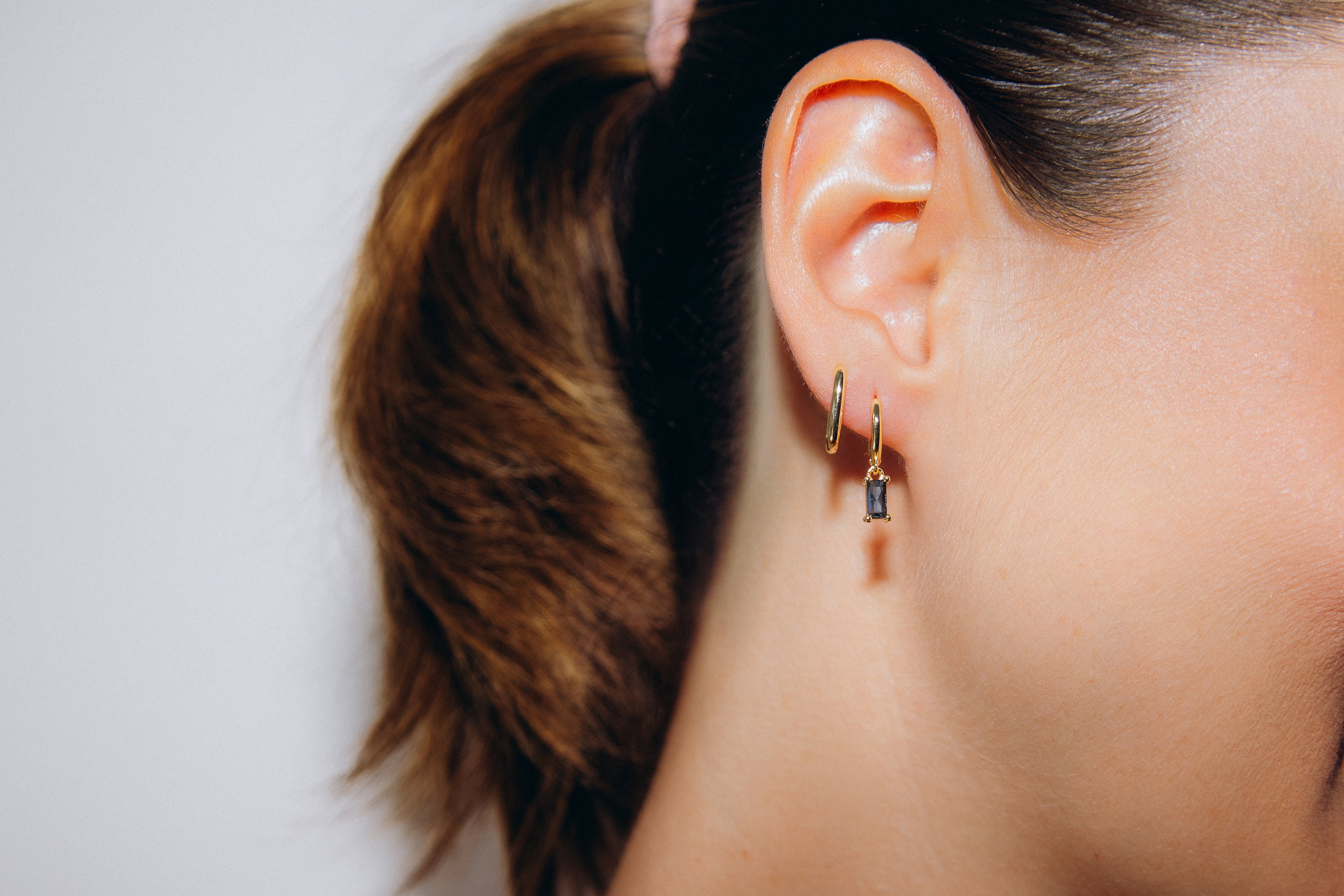 Boucles Alya ( Mauve )
