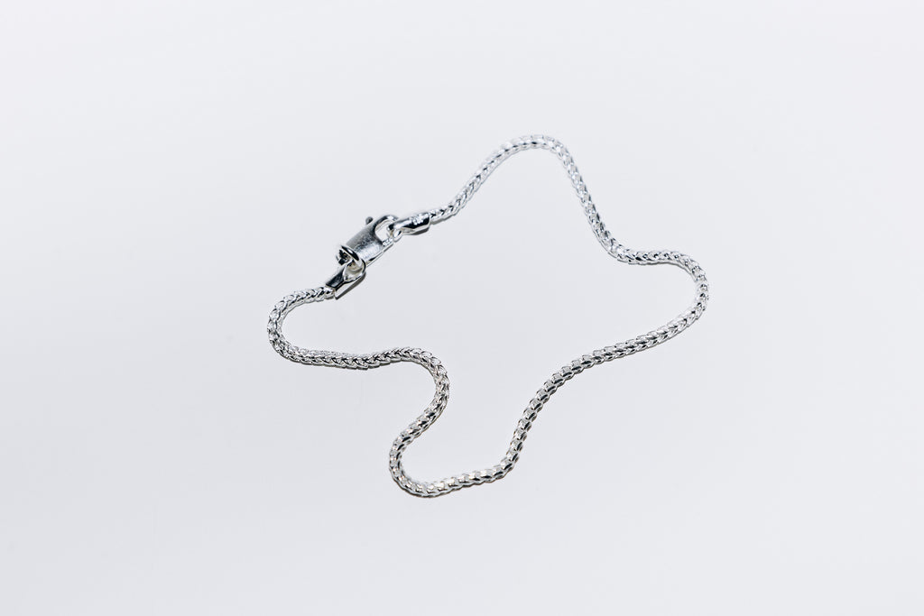Bracelet chaîne de blé (Argent)