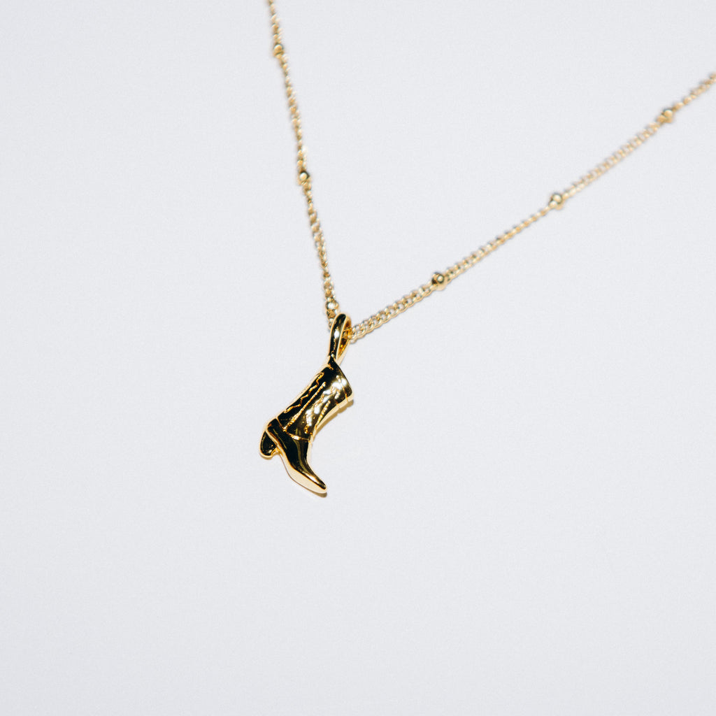 Collier botte de cowboy